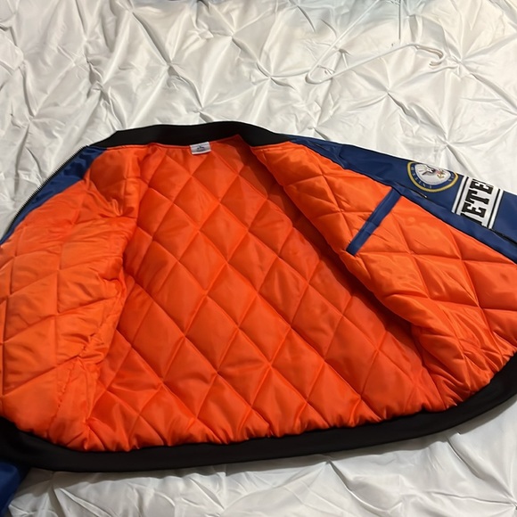 U.S. Navy Veteran Blue Bomber Jacket Size 2XL - Picture 9 of 12